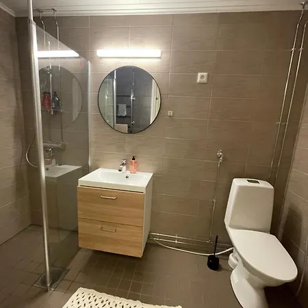 Апартаменты Kaksio 51m2 Ilmaisella Pysaekoeinnillae Ja Parvekkeella *